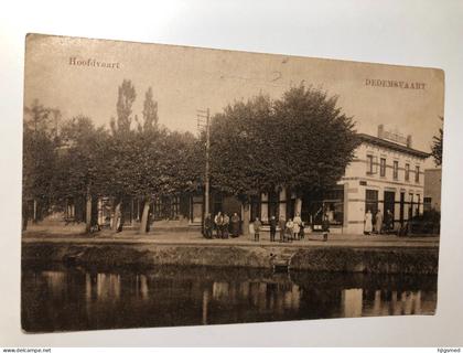 Netherlands Nederland Dedemsvaart Overijssel Hoofdvaart Bontius Ruwielen shop 16848 post card POSTCARD