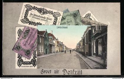 AK Delfzijl, Landstraat, Geldscheinpassepartout