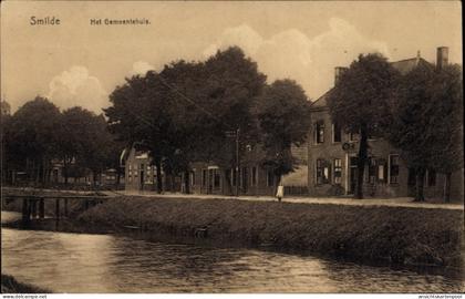 CPA Smilde Drenthe Niederlande, Rathaus