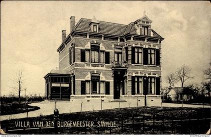 CPA Smilde Drenthe Niederlande, Villa van den Burgemeester