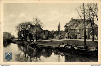 CPA Dokkum Friesland, Grootdiep, Flusspartie