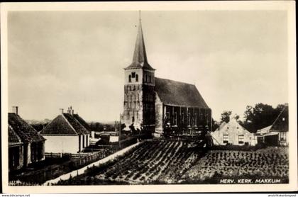 CPA Makkum Friesland Niederlande, Herv. Kerk
