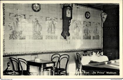 CPA Makkum-Friesland Niederlande, Hotel Restaurant De Prins
