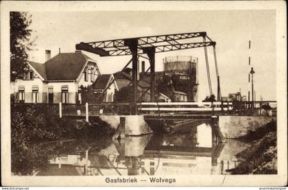 CPA Wolvega Friesland Niederlande, Gasfabriek