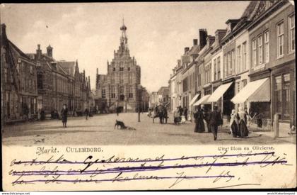 CPA Culemborg Gelderland, Markt