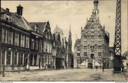 CPA Culemborg Gelderland, Markt, Stadhuis