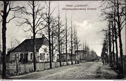 CPA Groenlo Oost Gelre Gelderland, Winterswijkscheweg, Huize Landzicht