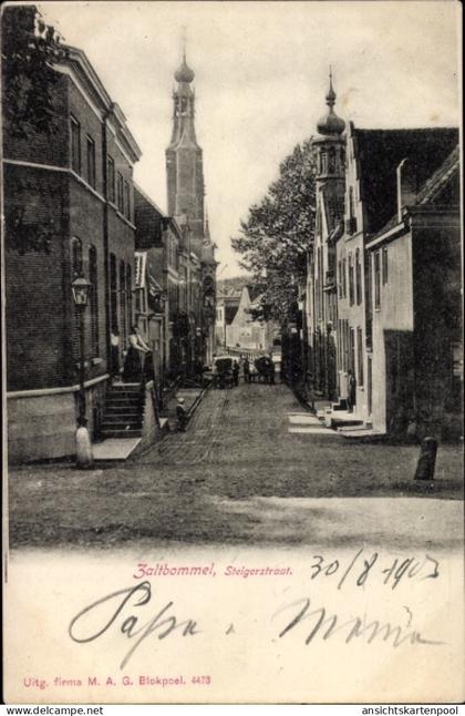 CPA Zaltbommel Gelderland, Steigerstraat