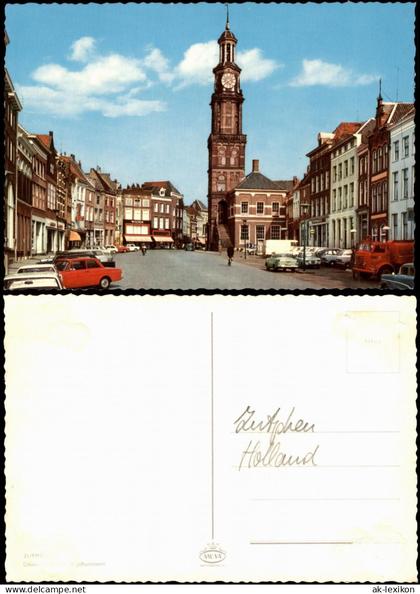 Postkaart Zütphen Zutphen Markt und Autos 1976