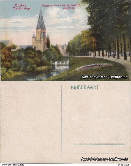 Zütphen Zutphen Martinetsingel - Drogenaptoren oorspronkeltjik Saltpoort 1917