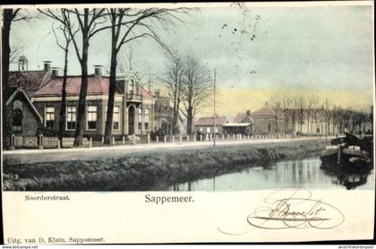 CPA Sappemeer Groningen Niederlande, Noorderstraat