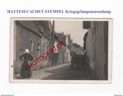 HATTEM-Siehe CACHET Prisonnier-Internes dans les PAYS BAS-CARTE PHOTO-GUERRE 14-18-1 WK-Militaria-FELDPOST