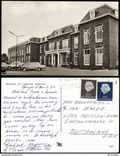 Postkaart Hengelo Katholiek Ziekenhuis 1972