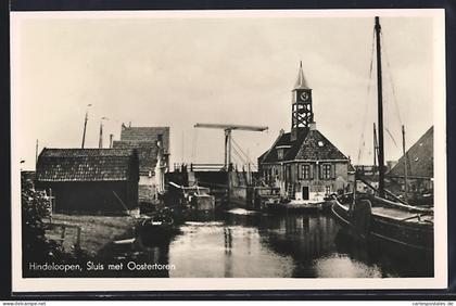AK Hindeloopen, Sluis met Oostertoren