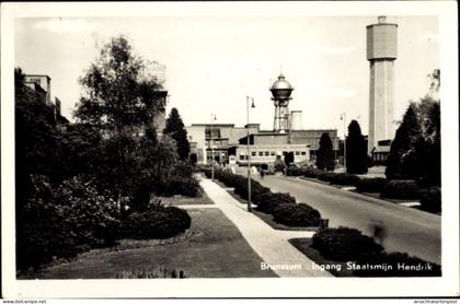 CPA Brunssum Limburg Niederlande, Ingang Staatsmijn Hendrik