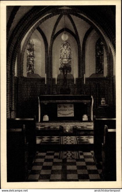 CPA Tegelen Heidenend Venlo Limburg Niederlande, Cistercienserabdij, Abtskapel