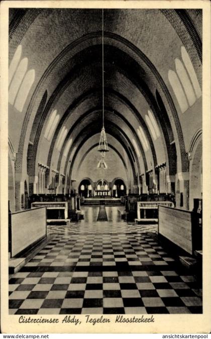 CPA Tegelen Heidenend Venlo Limburg Niederlande, Kloosterkerk, Cistercienser Abdy