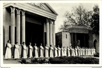 CPA Tegelen Heidenend Venlo Limburg Niederlande, Passionsspiele, Rij