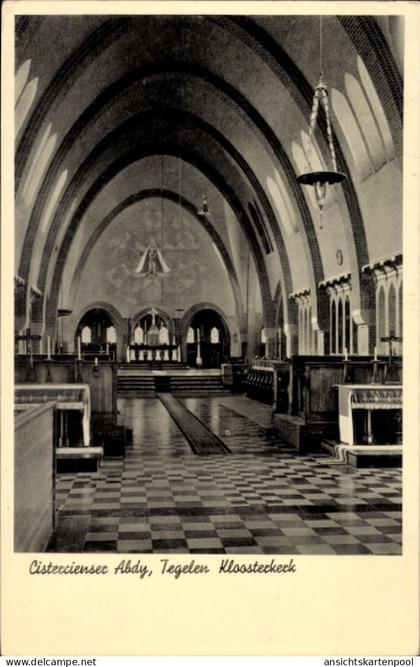 CPA Tegelen Heidenend Venlo Limburg Niederlande, Zisterzienserkloster, Klosterkirche