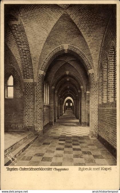 CPA Tegelen Heidenend Venlo Limburg Niederlande, Zisterzienserkloster, Zybeuk mit Kapelle