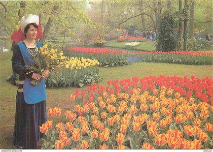 Carte Postale - Pays-Bas - Lisse - Keukenhof - Folklore Scène et Type - Fleurs - Zuid-Holland - CPM - Voir Scans Recto-V