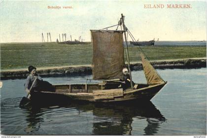 Eiland Marken - Schuitje varen