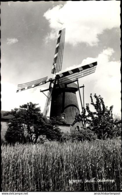 CPA Gemert Bakel Nordbrabant Niederlande, Molen Oudestraat