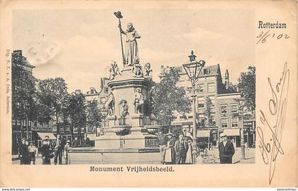 Nederland - ROTTERDAM - Monument Vrijheidsbeeld