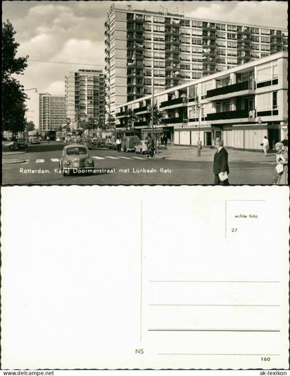 Postkaart Rotterdam Rotterdam Karel Doormanstraat 1962