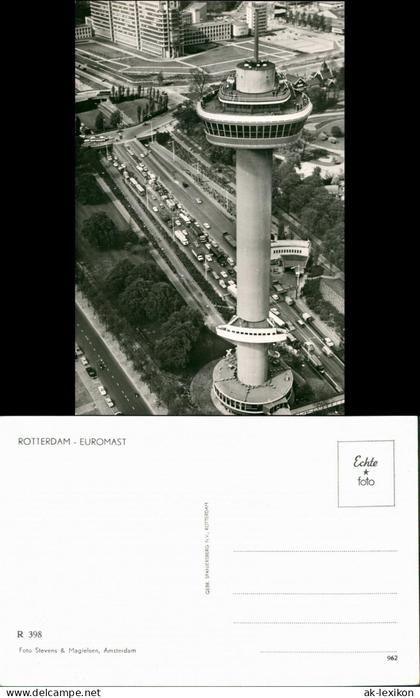Postkaart Rotterdam Rotterdam Luftbild Stadt und Euromast 1965