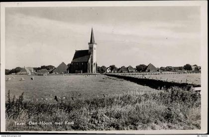 1797 Den Hoorn DEN HOORN TEXEL 1956 - met Kerk,J.G.v. Agtmaal - 20019899