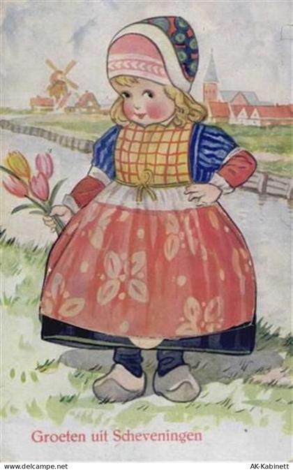 2491 Scheveningen - Scheveningen (Niederlande) Leporello Windmühle, Trac... - 55121185