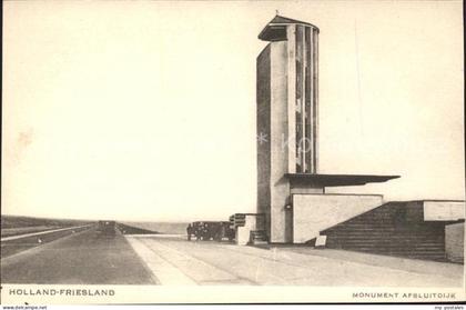 Afsluitdijk Monument Holland Friesland