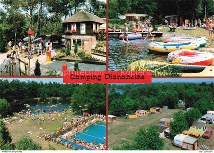Amen Rolde Drenthe NL Camping-Dianaheide Eingang Bootsverleih Schlauchboote Schw