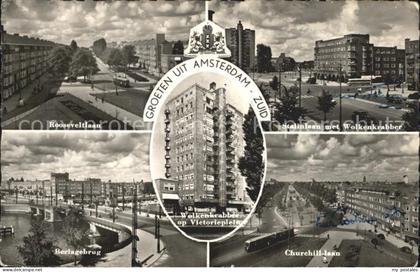 Amsterdam Niederlande Churchill Laan Berlagebrug Rooseveltlaan