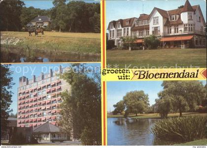Bloemendaal Teilansichten Villa Pferde See