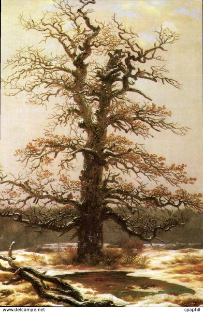 CPM Casper David Friedrich chene sous la neige Cologne Wallraf Richartz Museum