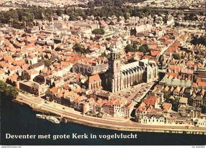 Deventer Fliegeraufnahme mit Kirche Alstadt