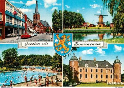 Doetinchem Schwimmbad Schloss Windmuehle Stadtansicht