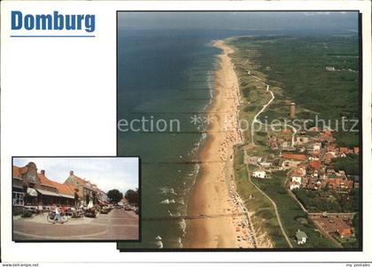 Domburg Fliegeraufnahme Strassenpartie