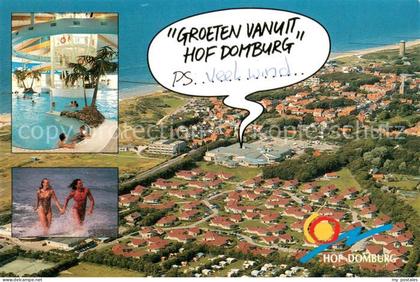 Domburg NL Vakantiepark Hof Domburg Fliegeraufnahme