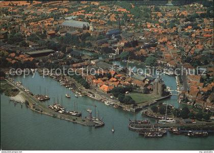 Enkhuizen luchtopname Hafen Fliegeraufnahme