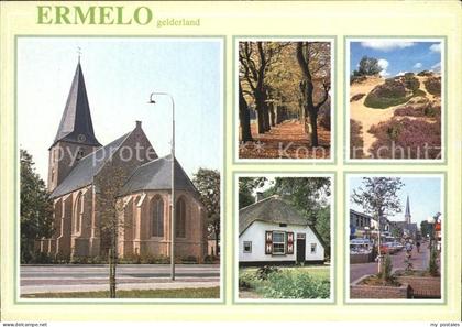Ermelo Kirche Strassenpartie Waldpartie Allee