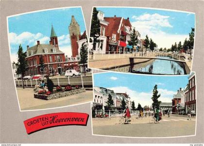 Heerenveen NL Teilansichten Kanal Zentrum