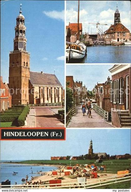 Hindeloopen Kirche Hafen Strand