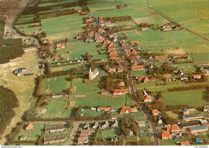 HOORN Friesland NL Hoorn Dorf Kirche Felder Luftbild Wattenmeer