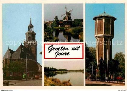 Joure Kirche Windmuehle Wasserturm