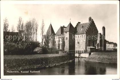 Medemblik Kasteel Radboud Burg