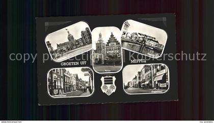 Meppel Maatkade Toren Tipbrug Kruisstraat Hoofdstraat Wappen