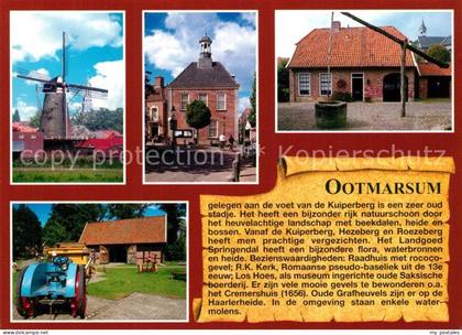 Ootmarsum Windmuehle Drosthoes Alter Brunnen Gehoeft Scheune Traktor